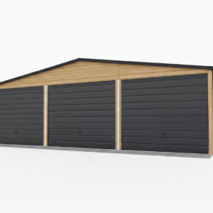 Garaż blaszany trzystanowiskowy  9×5