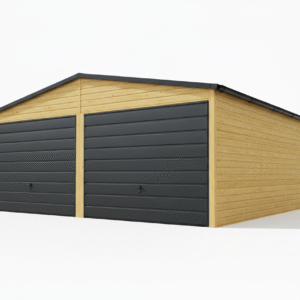 Garaż blaszany dwustanowiskowy   6×6