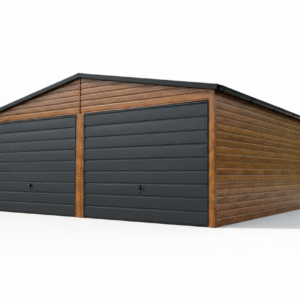 Garaż blaszany dwustanowiskowy   6×6