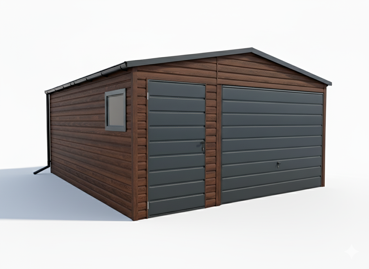 Garaż blaszany jednostanowiskowy 5x6