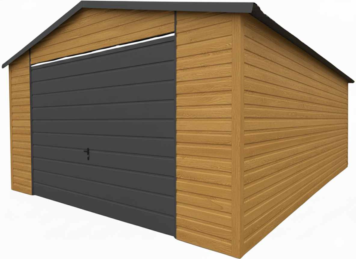 Garaż blaszany jednostanowiskowy 4x5