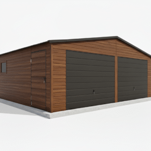 Garaż blaszany dwustanowiskowy  7×6