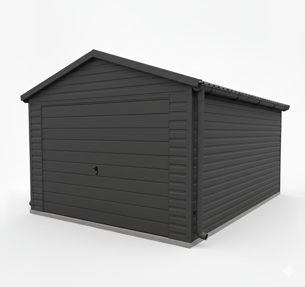 Garaż blaszany jednostanowiskowy 3x6