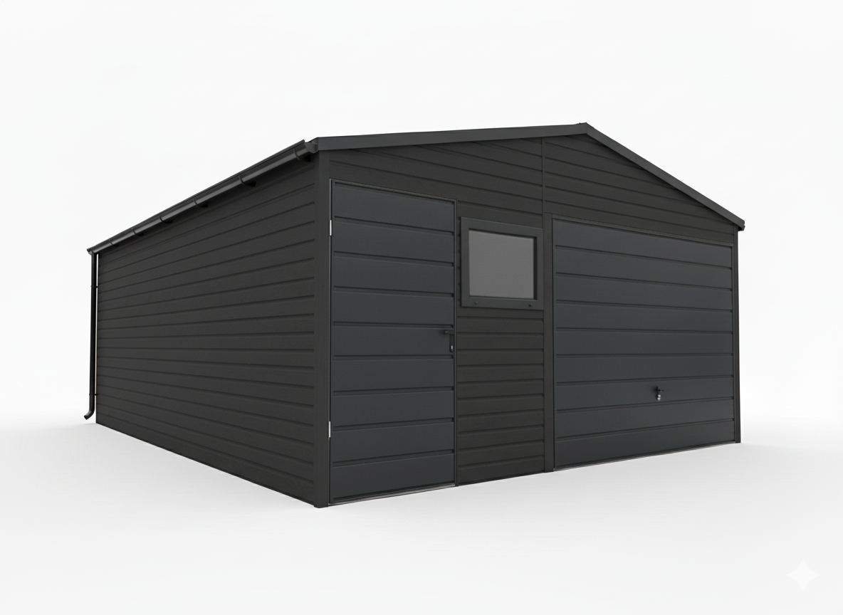 Garaż blaszany jednostanowiskowy 5x6 - obrazek 3