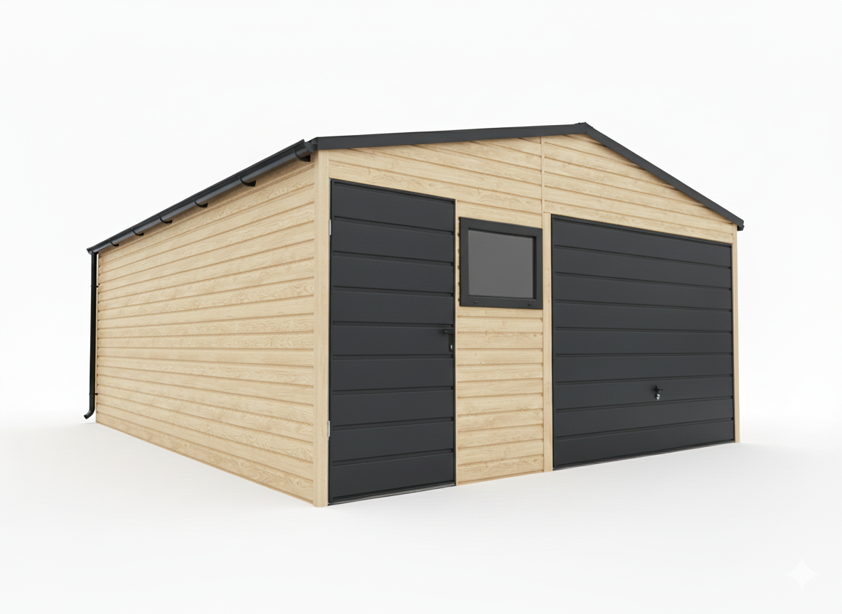 Garaż blaszany jednostanowiskowy 5x6 - obrazek 2