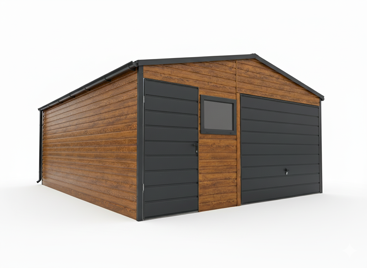 Garaż blaszany jednostanowiskowy 5x6 - obrazek 4